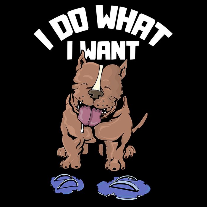 Pitbull Dog I Do What I Want 16oz Travel Tumbler