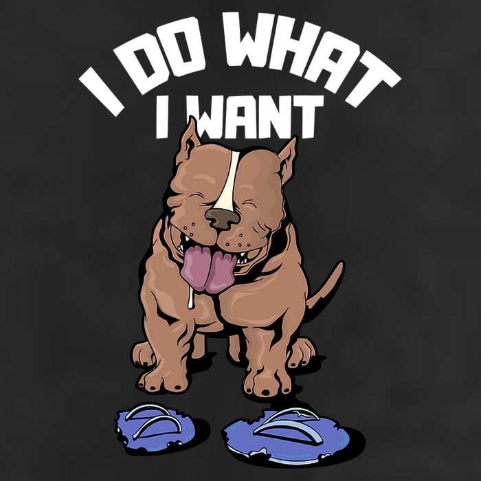 Pitbull Dog I Do What I Want Hat
