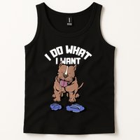 Pitbull Dog I Do What I Want Tank Top