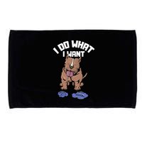 Pitbull Dog I Do What I Want Microfiber Hand Towel