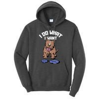 Pitbull Dog I Do What I Want Tall Hoodie