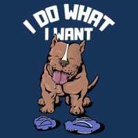 Pitbull Dog I Do What I Want Infant Baby Jersey Bodysuit