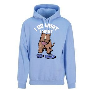 Pitbull Dog I Do What I Want Unisex Surf Hoodie