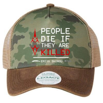 People Die If They Are Killed Emiya Shirou Fate Legacy Tie Dye Trucker Hat