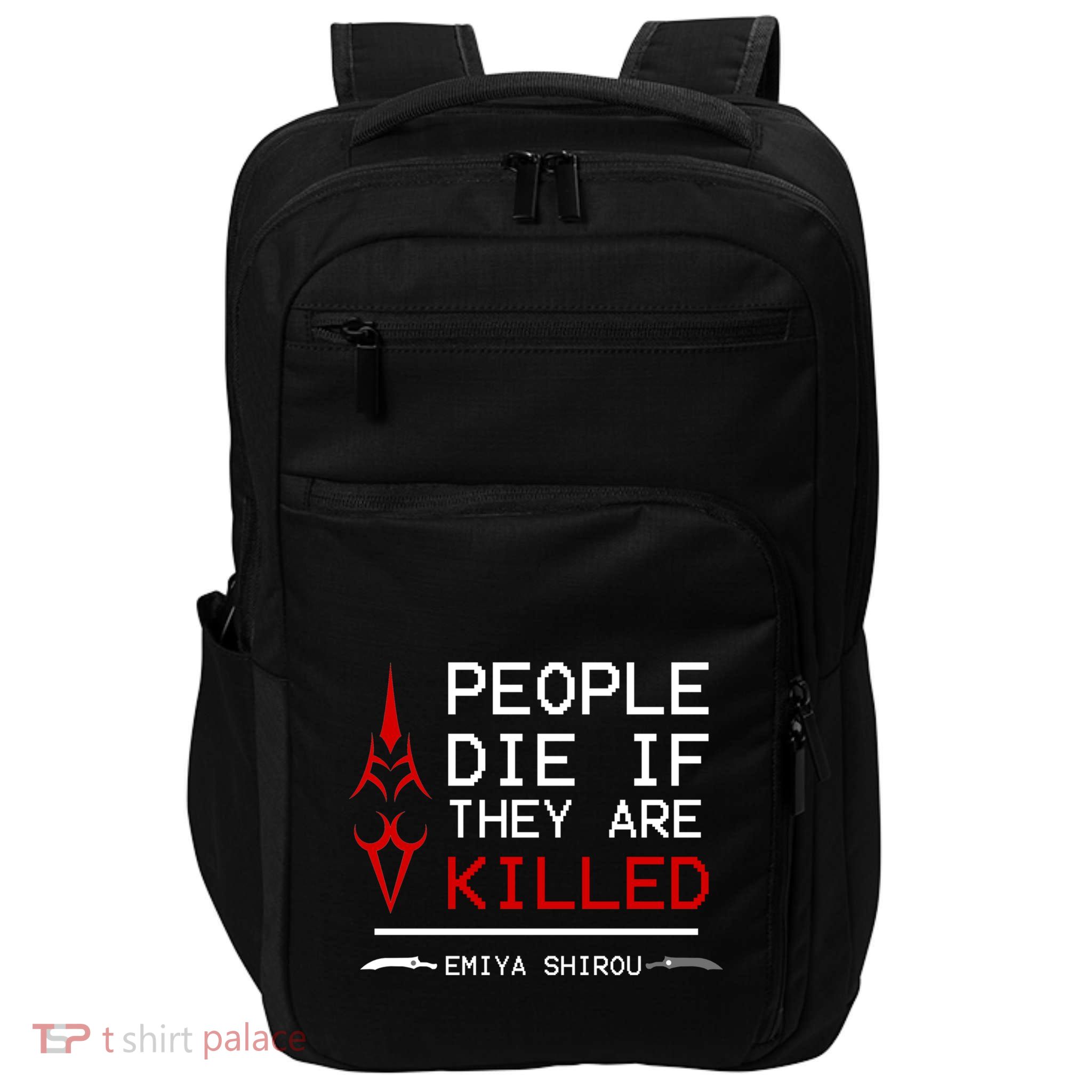 People Die If They Are Killed Emiya Shirou Fate Impact Tech Backpack