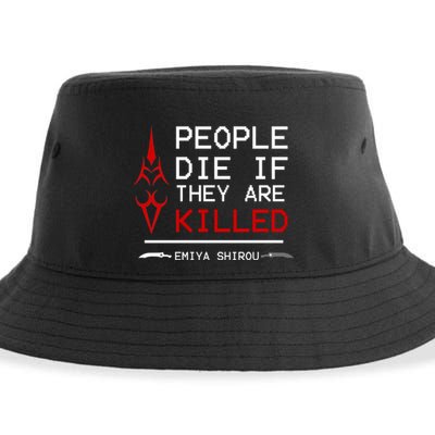 People Die If They Are Killed Emiya Shirou Fate Sustainable Bucket Hat