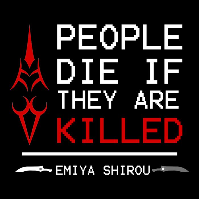 People Die If They Are Killed Emiya Shirou Fate Sustainable Bucket Hat