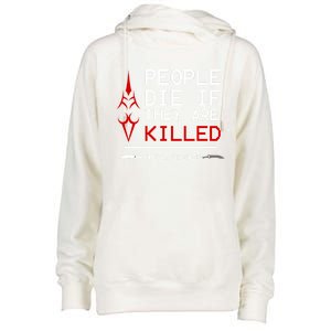 People Die If They Are Killed Emiya Shirou Fate Womens Funnel Neck Pullover Hood