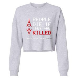 People Die If They Are Killed Emiya Shirou Fate Cropped Pullover Crew