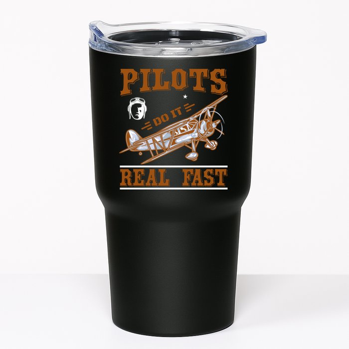 Pilots Do It Real Fast Tumbler