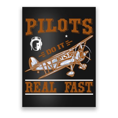 Pilots Do It Real Fast Poster