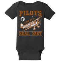 Pilots Do It Real Fast Baby Bodysuit