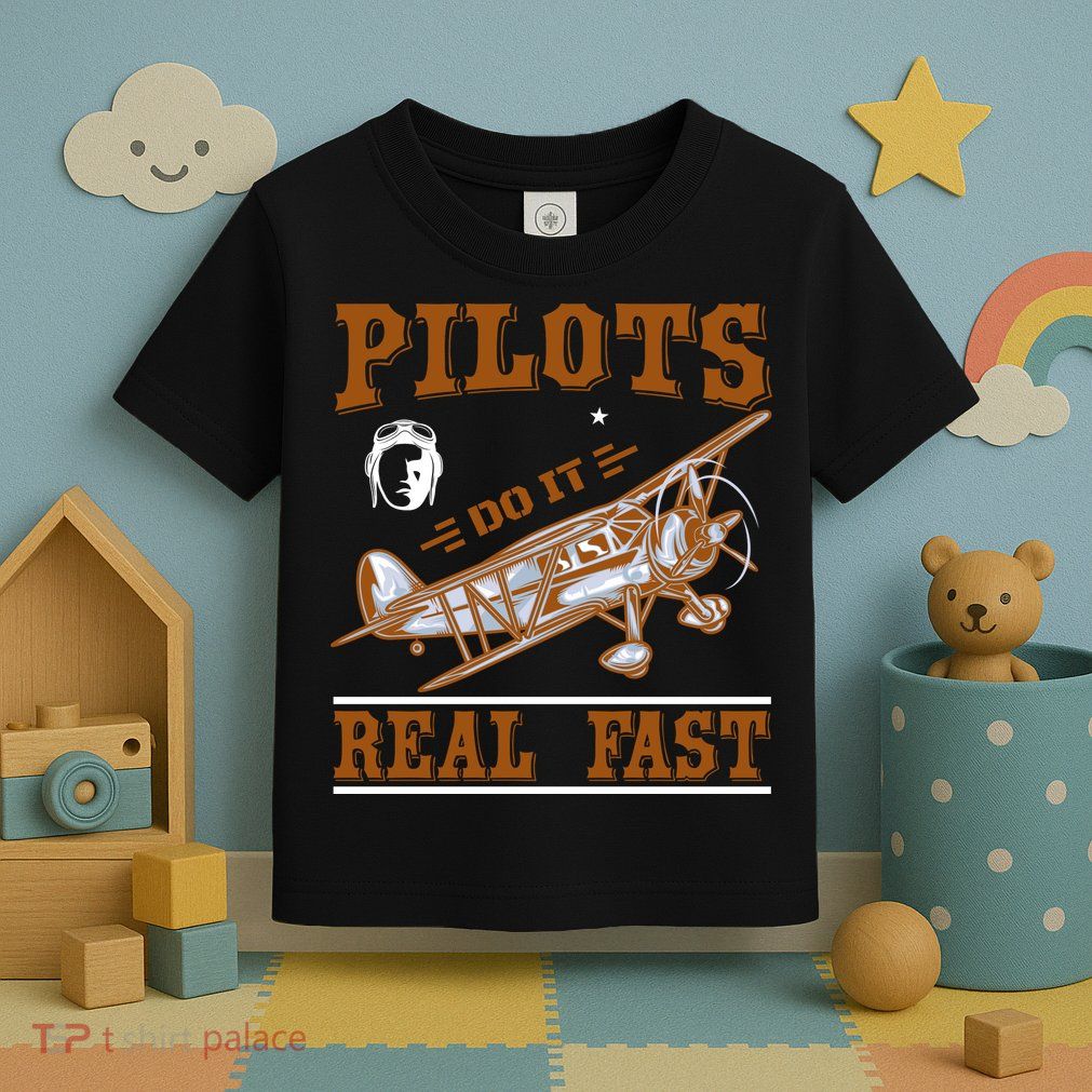Pilots Do It Real Fast Toddler T-Shirt
