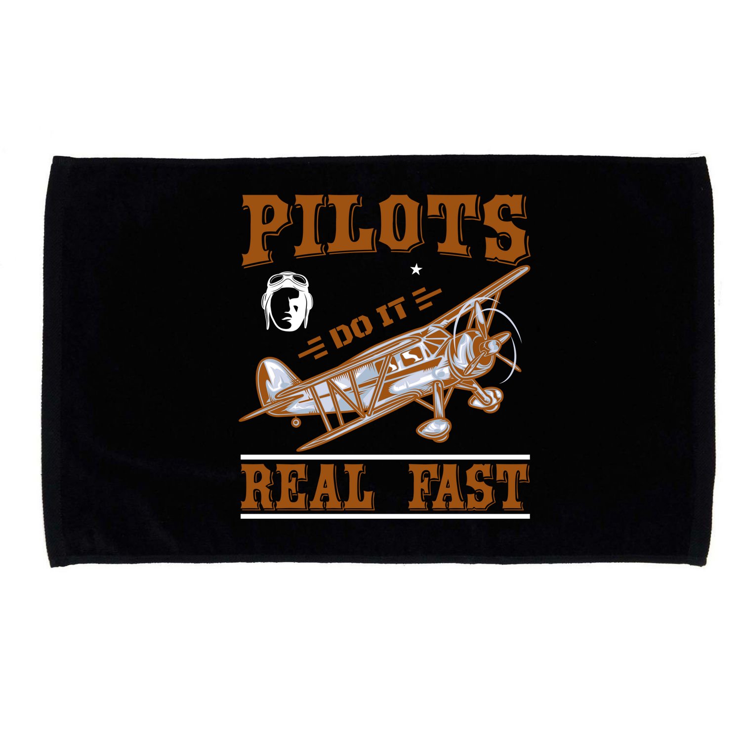 Pilots Do It Real Fast Microfiber Hand Towel