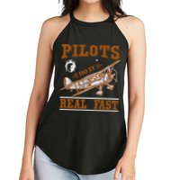 Pilots Do It Real Fast Women's Perfect Tri Rocker Tank