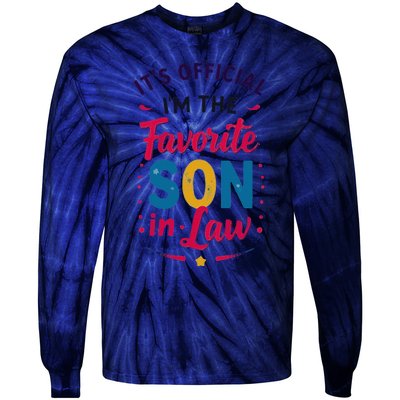 Proudly Declared I’M The Favorite Soninlaw Tie-Dye Long Sleeve Shirt