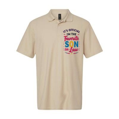 Proudly Declared I’M The Favorite Soninlaw Softstyle Adult Sport Polo