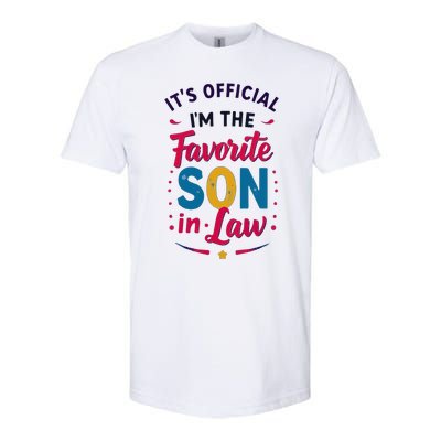 Proudly Declared I’M The Favorite Soninlaw Softstyle CVC T-Shirt