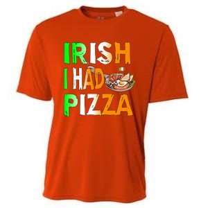 Patrick's Day Irish I Had Pizza Cool Gift Eat Food Restaurant Funny Gift Cooling Performance Crew T-Shirt