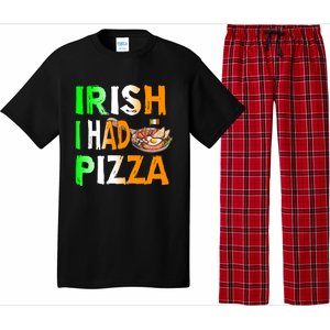 Patrick's Day Irish I Had Pizza Cool Gift Eat Food Restaurant Funny Gift Pajama Set