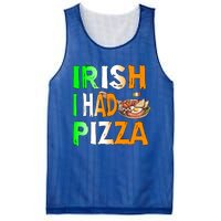 Patrick's Day Irish I Had Pizza Cool Gift Eat Food Restaurant Funny Gift Mesh Reversible Basketball Jersey Tank