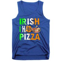 Patrick's Day Irish I Had Pizza Cool Gift Eat Food Restaurant Funny Gift Tank Top