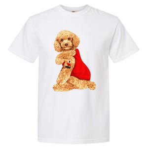 Poodle Dog I Love Mom Tattoo Lover Funny Gift Garment-Dyed Heavyweight T-Shirt