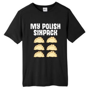 Polish Dumpling Joke Sixpack Pole Pun Polska Perogie Pierogi Cute Gift Tall Fusion ChromaSoft Performance T-Shirt