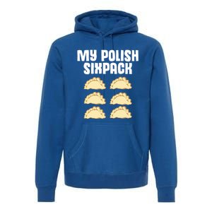 Polish Dumpling Joke Sixpack Pole Pun Polska Perogie Pierogi Cute Gift Premium Hoodie