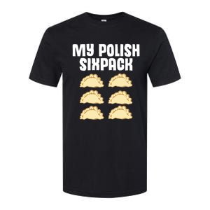 Polish Dumpling Joke Sixpack Pole Pun Polska Perogie Pierogi Cute Gift Softstyle CVC T-Shirt