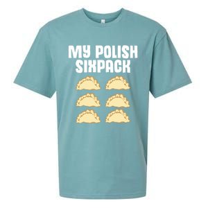 Polish Dumpling Joke Sixpack Pole Pun Polska Perogie Pierogi Cute Gift Sueded Cloud Jersey T-Shirt