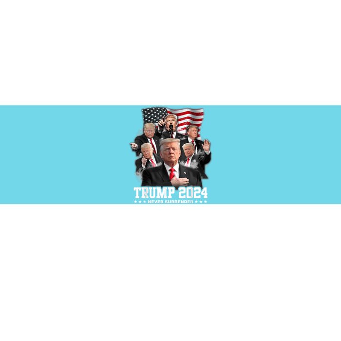 President Donald J Trump 2024 Never Surrender Bumper Sticker