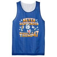 President Donald J Trump 2024 Never Surrender Mesh Reversible Basketball Jersey Tank