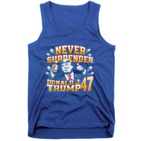 President Donald J Trump 2024 Never Surrender Tank Top