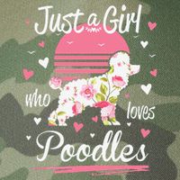 Poodle Design Just A Who Loves Poodles Legacy Tie Dye Trucker Hat
