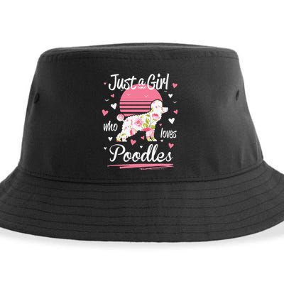 Poodle Design Just A Who Loves Poodles Sustainable Bucket Hat