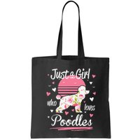 Poodle Design Just A Who Loves Poodles Bag