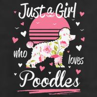 Poodle Design Just A Who Loves Poodles Tumbler