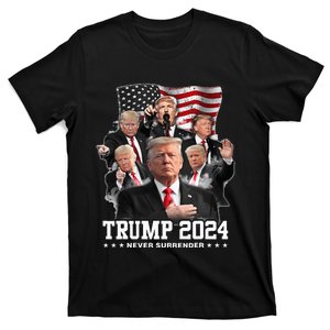 President Donald J Trump 2024 Never Surrender T-Shirt