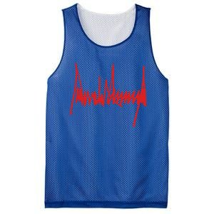 President Donald J Trump Signature Meaningful Gift Mesh Reversible Basketball Jersey Tank