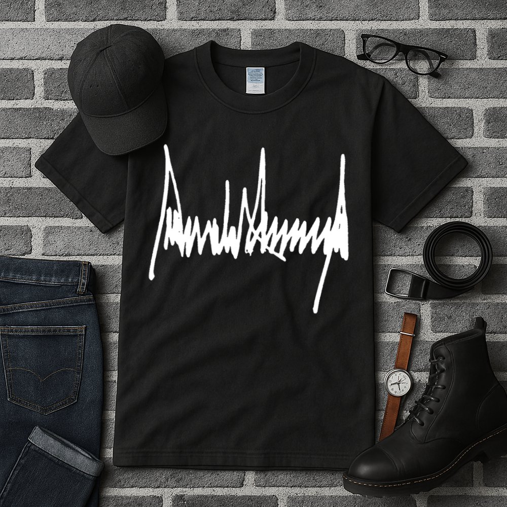 President Donald J Trump Signature Cool Gift Tall T-Shirt