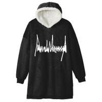 President Donald J Trump Signature Cool Gift Hooded Wearable Blanket