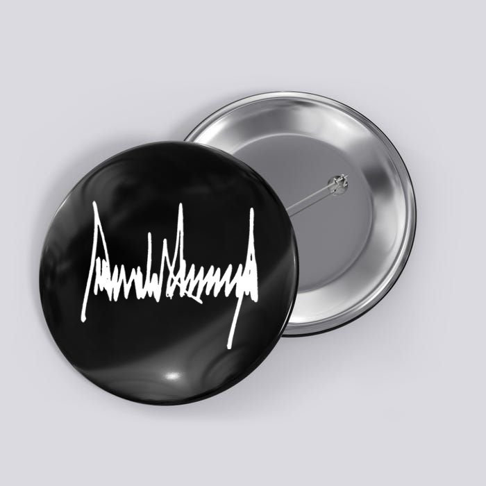 President Donald J Trump Signature Cool Gift Button