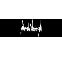 President Donald J Trump Signature Cool Gift Bumper Sticker