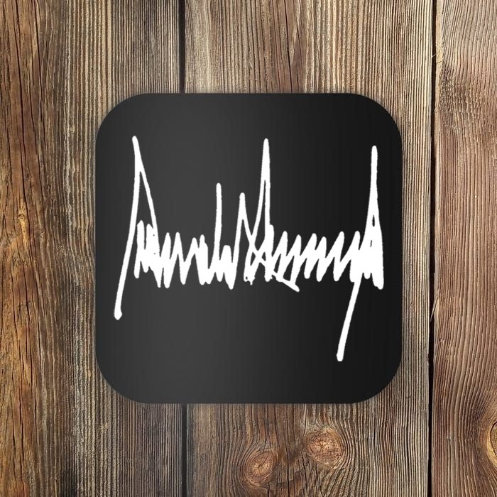 President Donald J Trump Signature Cool Gift Coaster