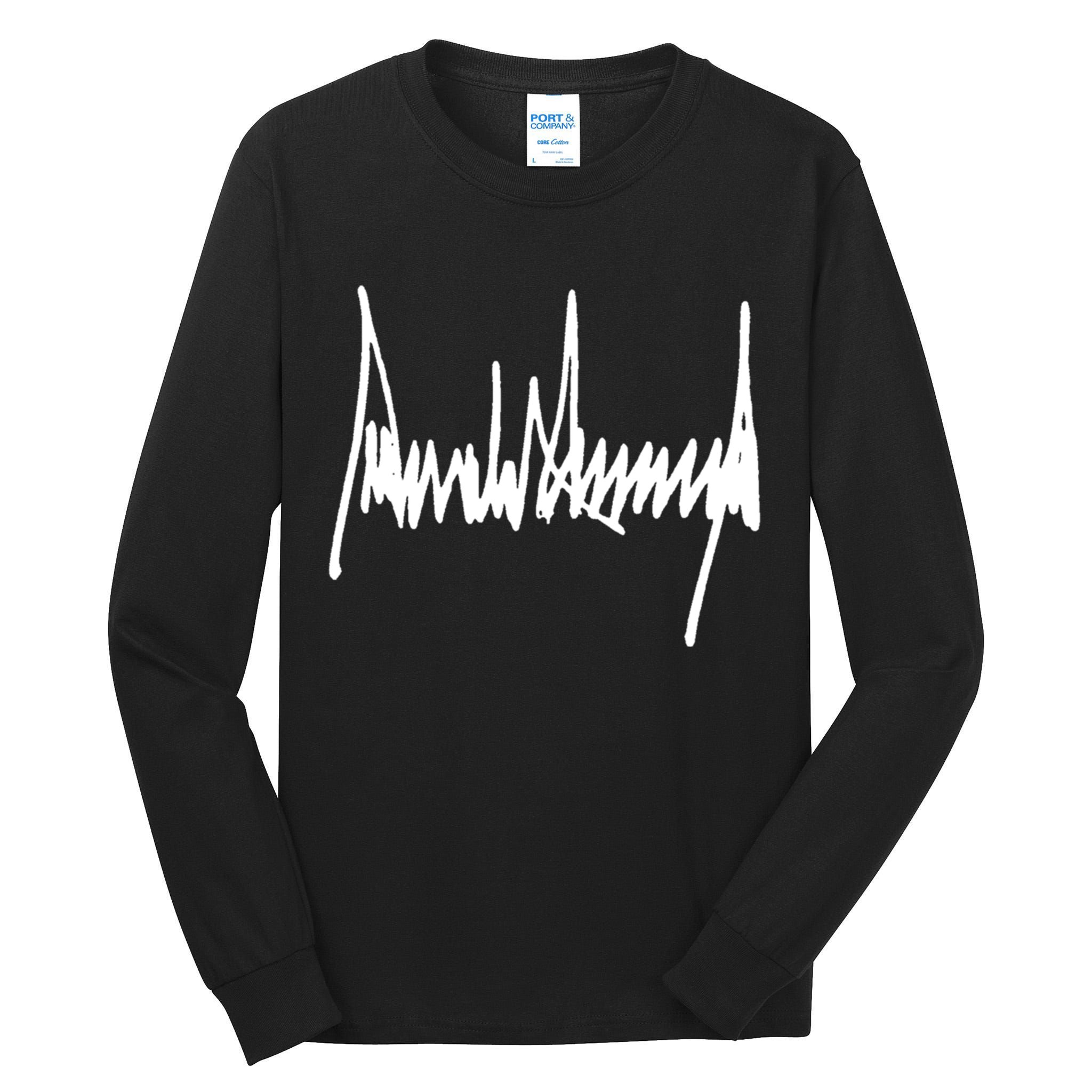 President Donald J Trump Signature Cool Gift Tall Long Sleeve T-Shirt