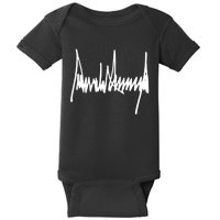 President Donald J Trump Signature Cool Gift Baby Bodysuit