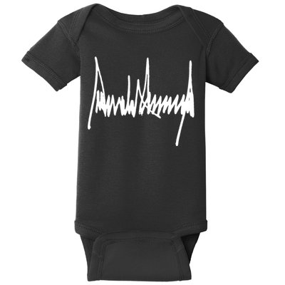 President Donald J Trump Signature Cool Gift Baby Bodysuit