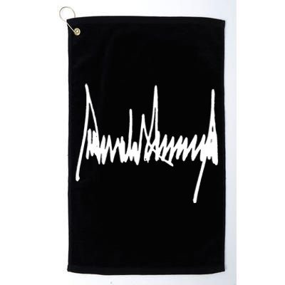 President Donald J Trump Signature Cool Gift Platinum Collection Golf Towel