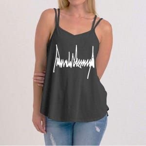 President Donald J Trump Signature Cool Gift Women's Strappy Tank